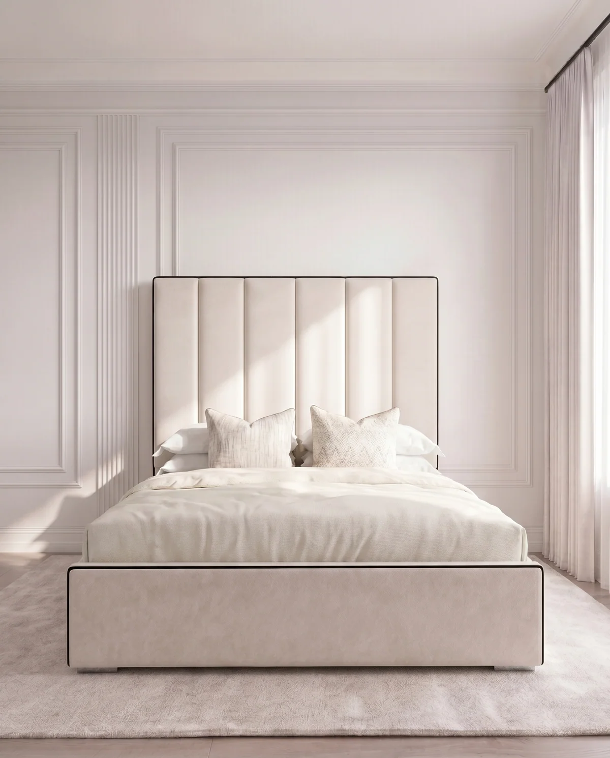 Modern Upholstered King Size Bed | Premium Designer Bed - Image 2