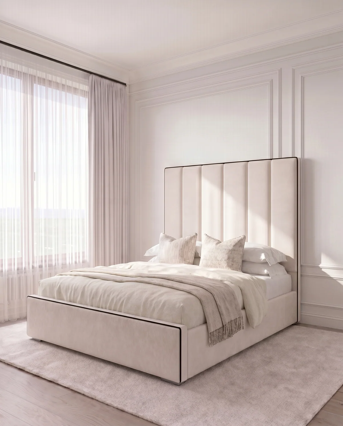 Modern Upholstered King Size Bed | Premium Designer Bed - Image 3