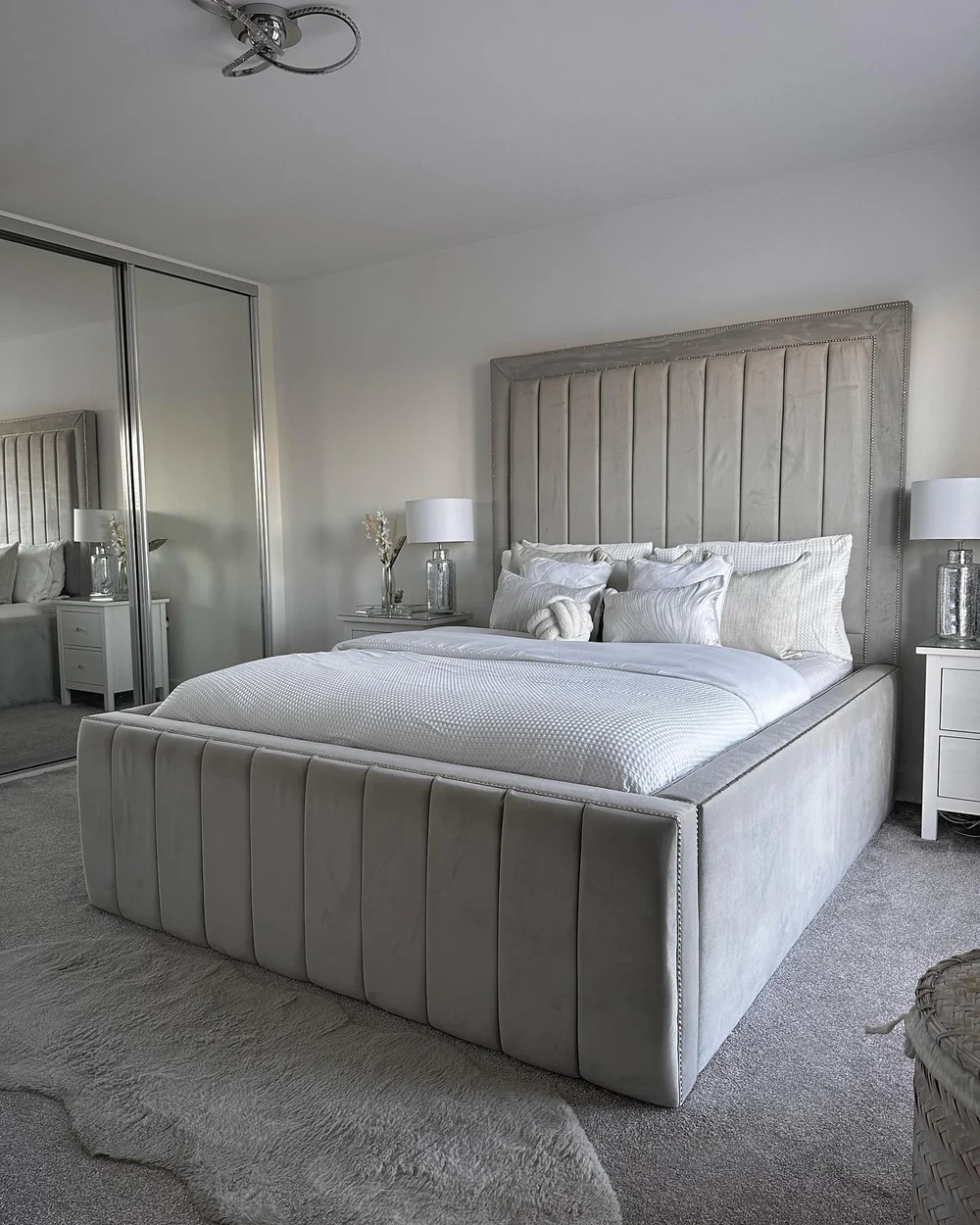 18'' Sides Galaxy Line High Bespoke Ottoman Bed
