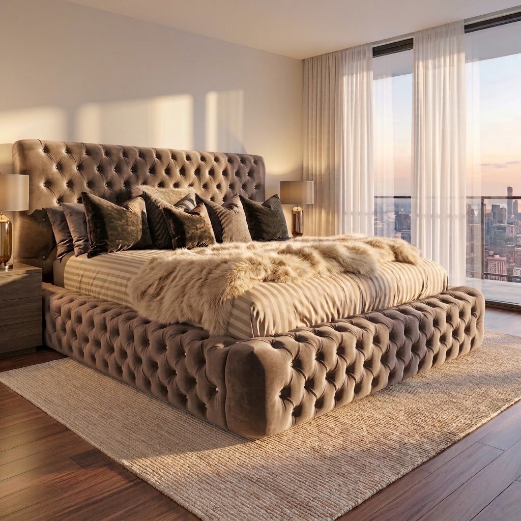 2026 Ambassador Tufted Chesterfield Bed - Image 12