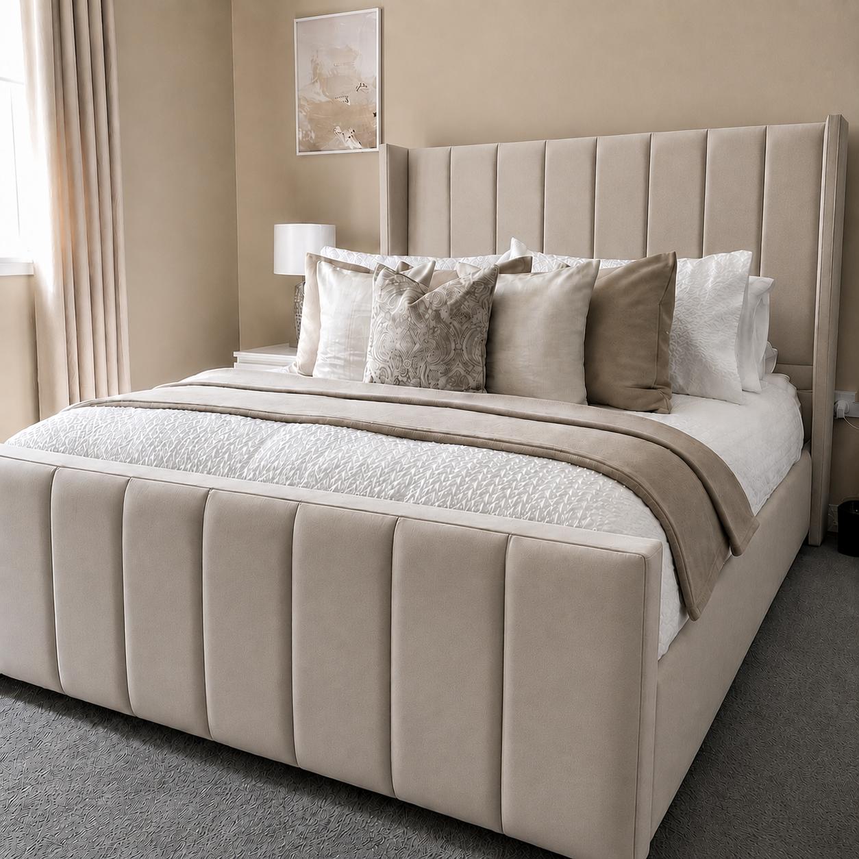 2026 RSB Panelled Wingback Bed - Image 7