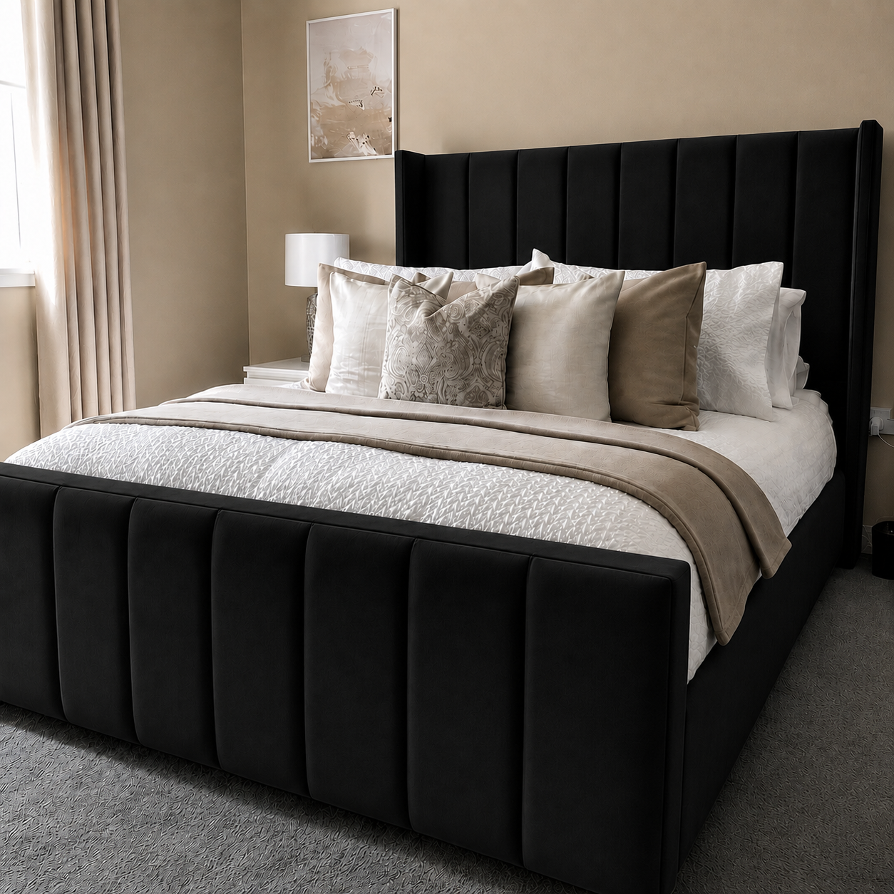 2026 RSB Panelled Wingback Bed - Image 8