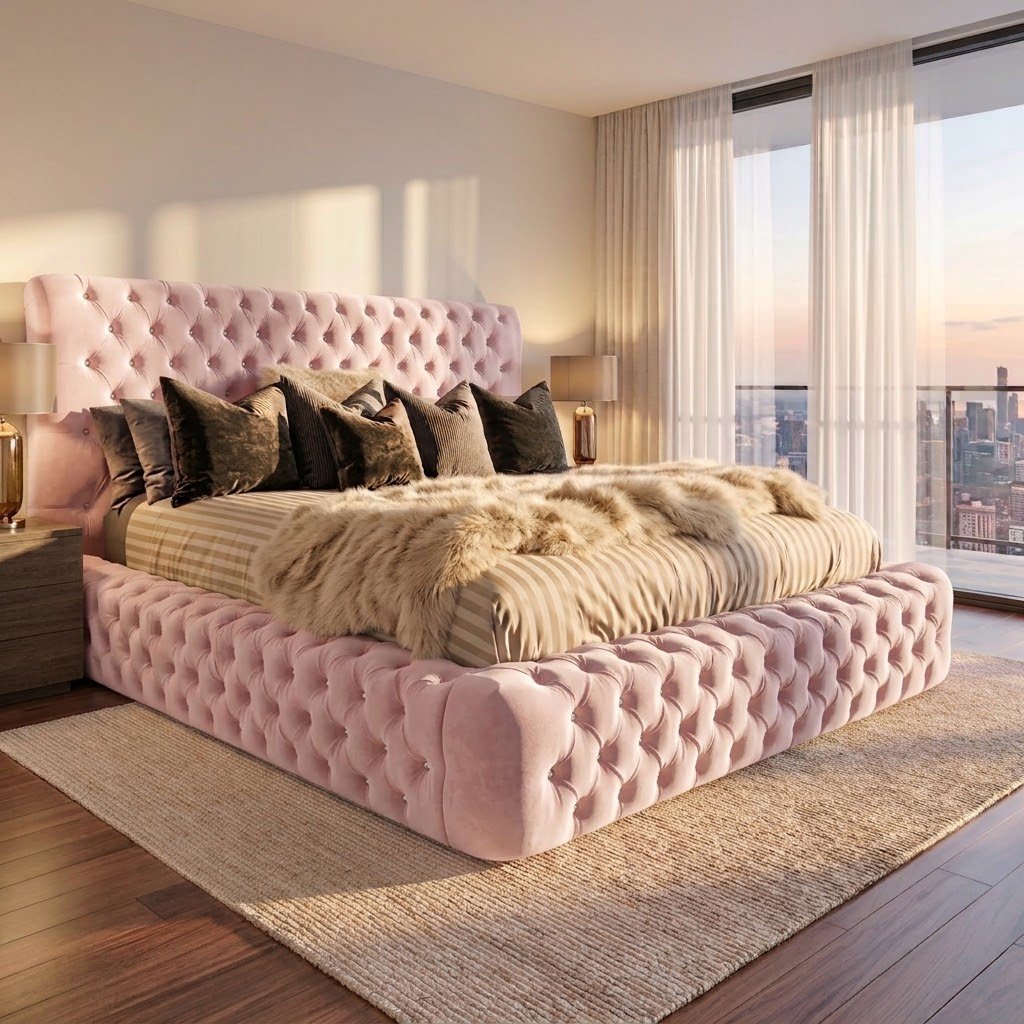 2026 Ambassador Tufted Chesterfield Bed - Image 5