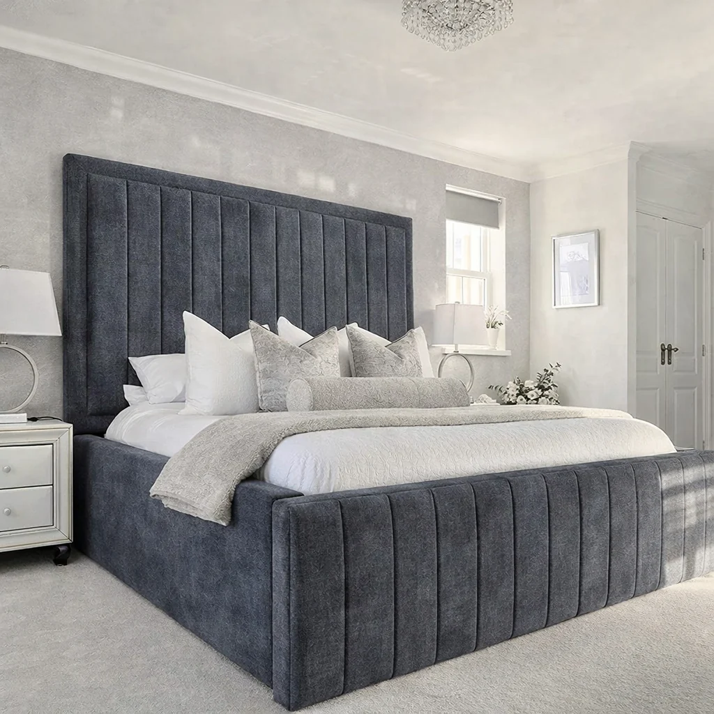 Signature 18'' Sides Galaxy Line High Bespoke Ottoman Upholstered Storage Bed - Image 19