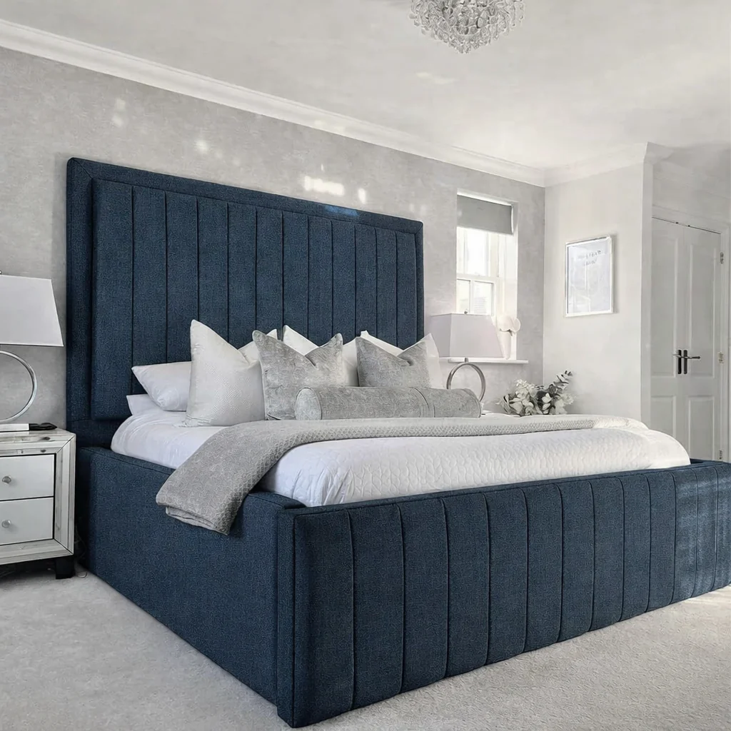 Signature 18'' Sides Galaxy Line High Bespoke Ottoman Upholstered Storage Bed - Image 17