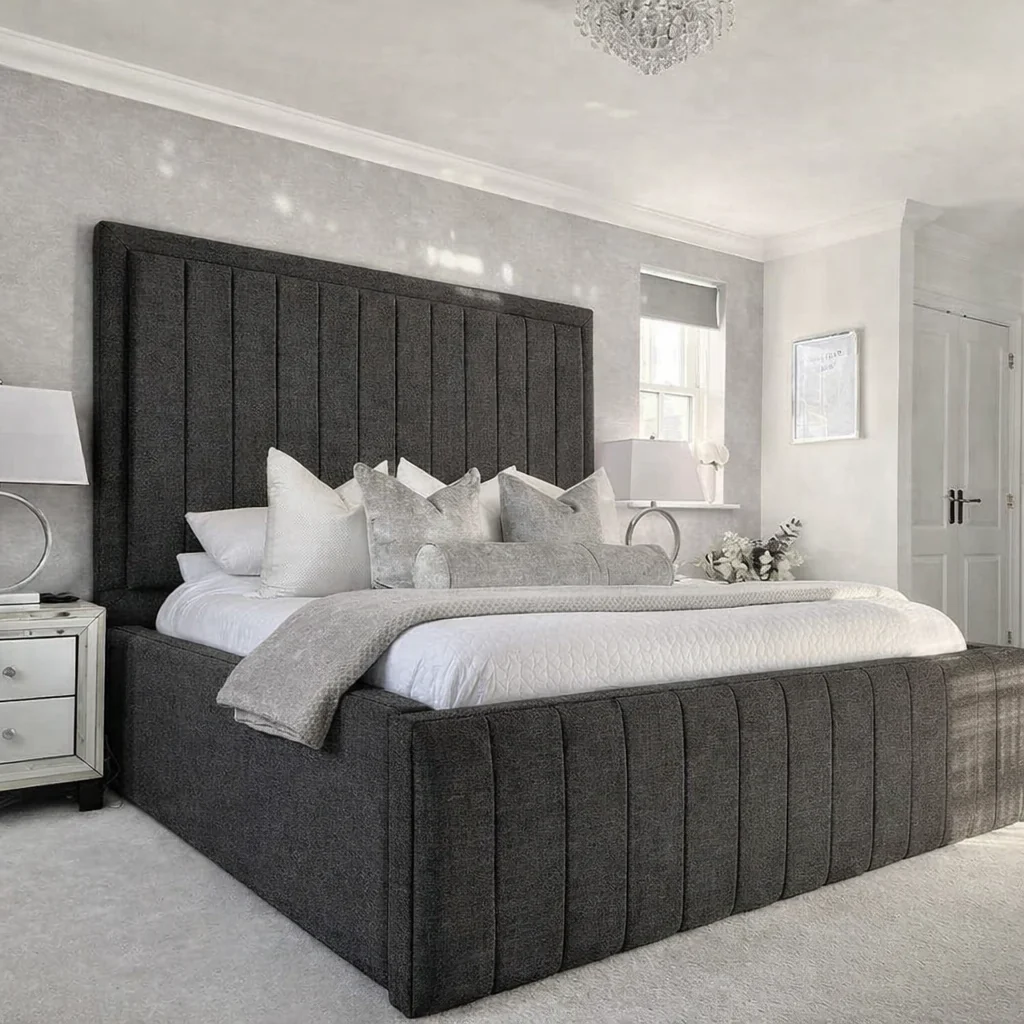 Signature 18'' Sides Galaxy Line High Bespoke Ottoman Upholstered Storage Bed - Image 16