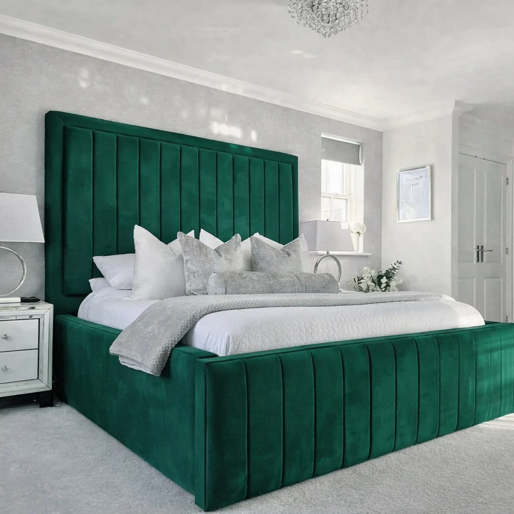Signature 18'' Sides Galaxy Line High Bespoke Ottoman Upholstered Storage Bed - Image 4