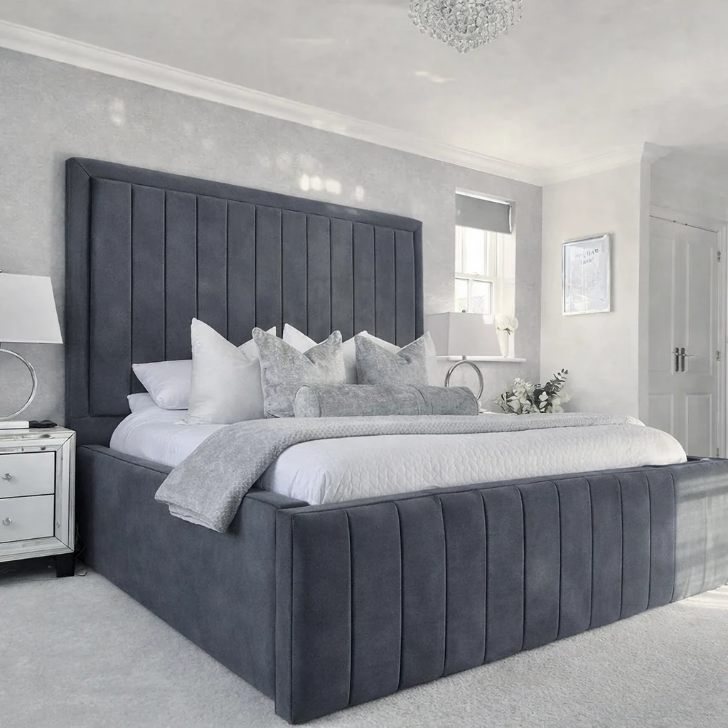 Signature 18'' Sides Galaxy Line High Bespoke Ottoman Upholstered Storage Bed - Image 5