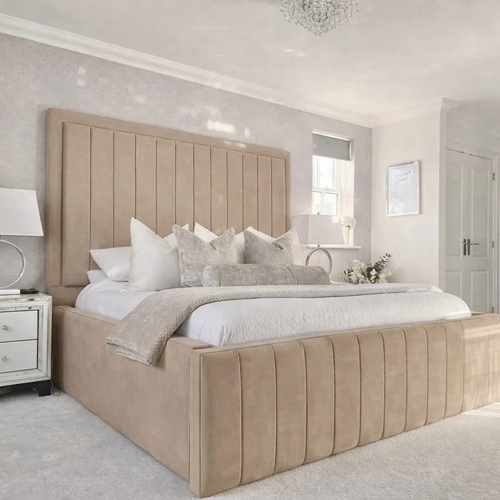 Signature 18'' Sides Galaxy Line High Bespoke Ottoman Upholstered Storage Bed - Image 6