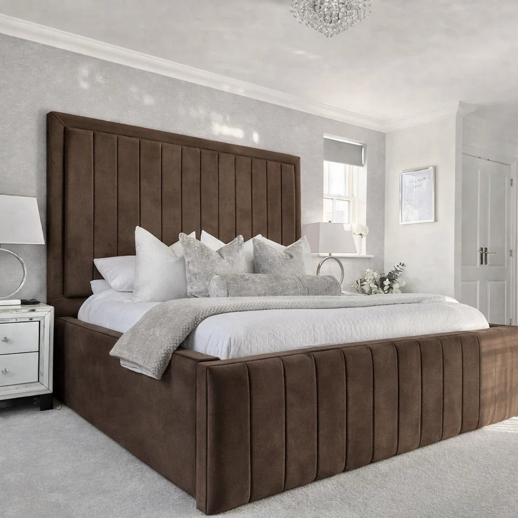 Signature 18'' Sides Galaxy Line High Bespoke Ottoman Upholstered Storage Bed - Image 7