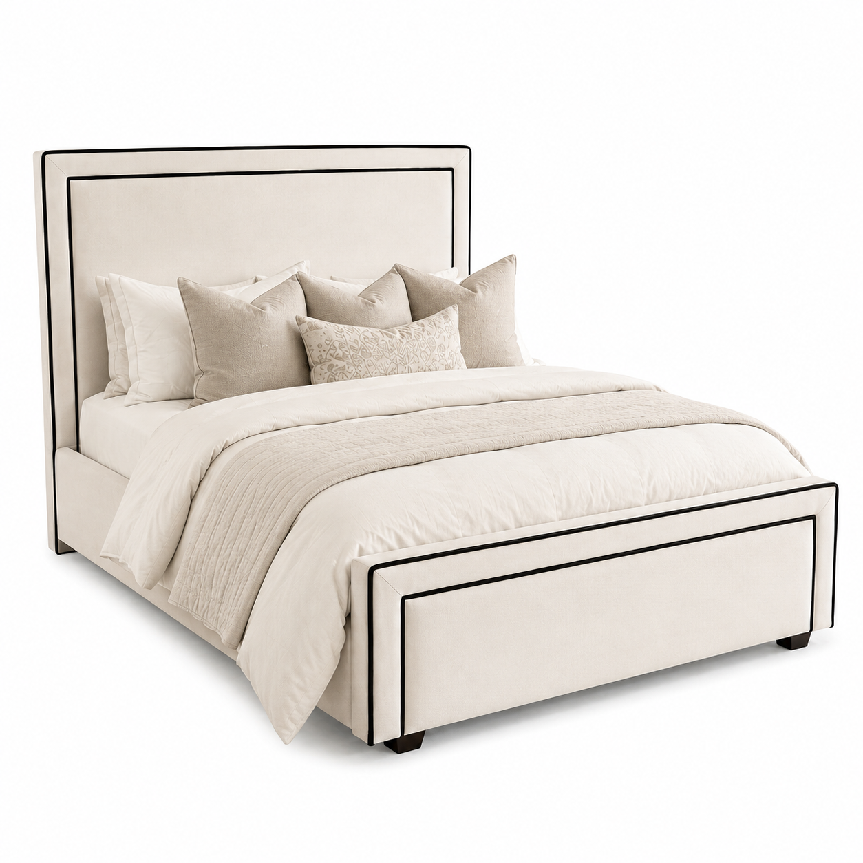 Aurelia Linear Bed Frame - Ottoman Storage Beds - Image 11