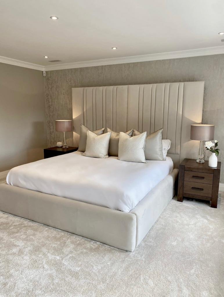 Double-Lined Upholstered Bed Frame - Image 3