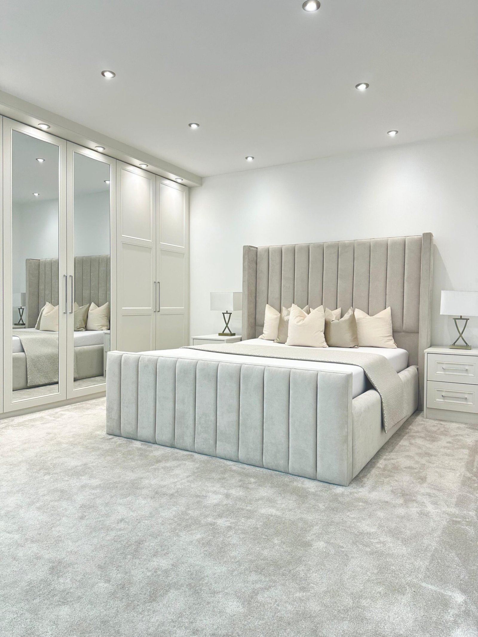 2026 MODERN LYLA LUXE WINGED UPHOSLTERED OTTOMAN BED - Image 6