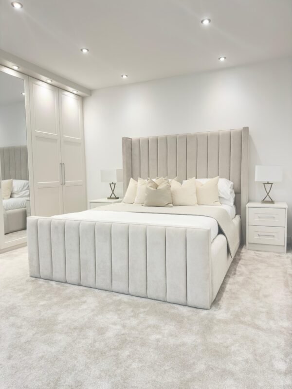 2026 MODERN LYLA LUXE WINGED UPHOSLTERED OTTOMAN BED - Image 7