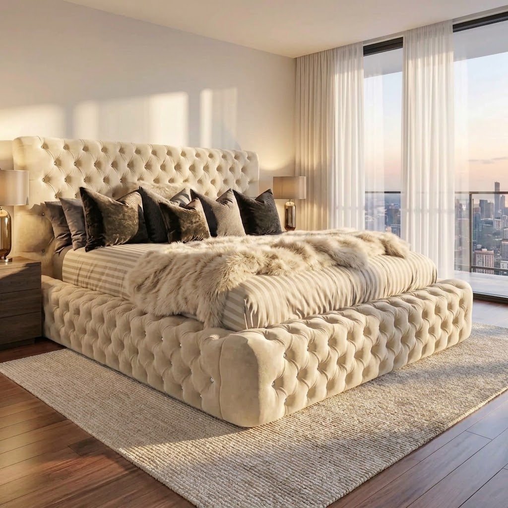 2026 Ambassador Tufted Chesterfield Bed - Image 11