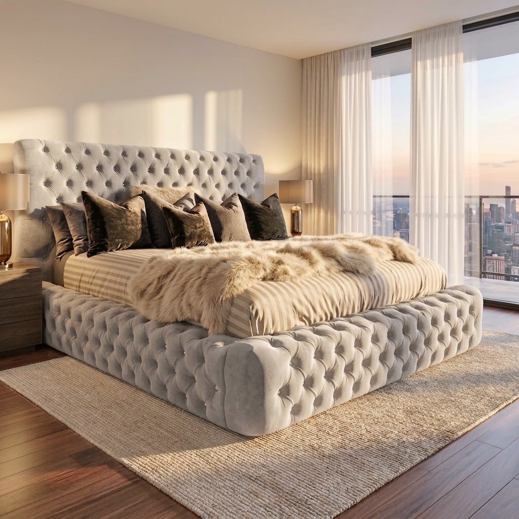 2026 Ambassador Tufted Chesterfield Bed - Image 7