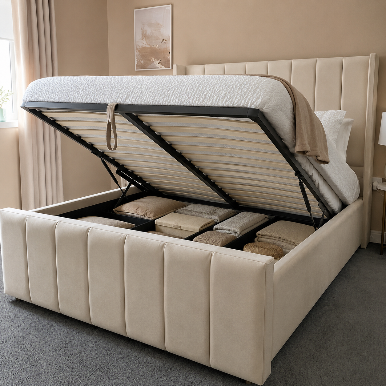 2026 RSB Panelled Wingback Bed