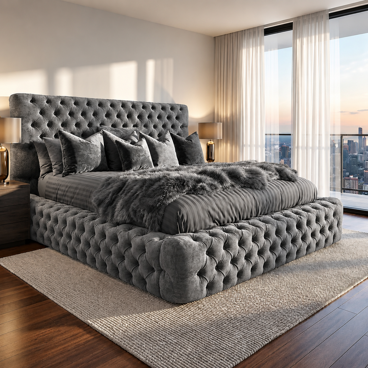 2026 Ambassador Tufted Chesterfield Bed - Image 10