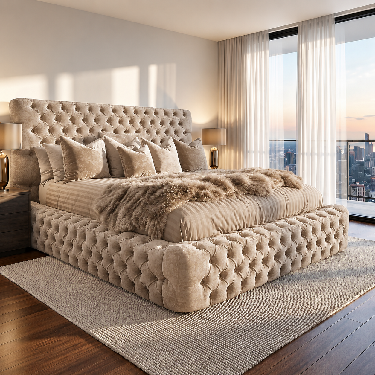 2026 Ambassador Tufted Chesterfield Bed - Image 8