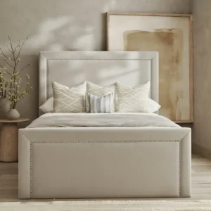 Modern Aurelia Bed Frame - Upholstered Plain Design