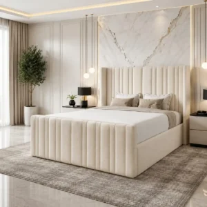 Wingback Luxury Panel Bed Frame