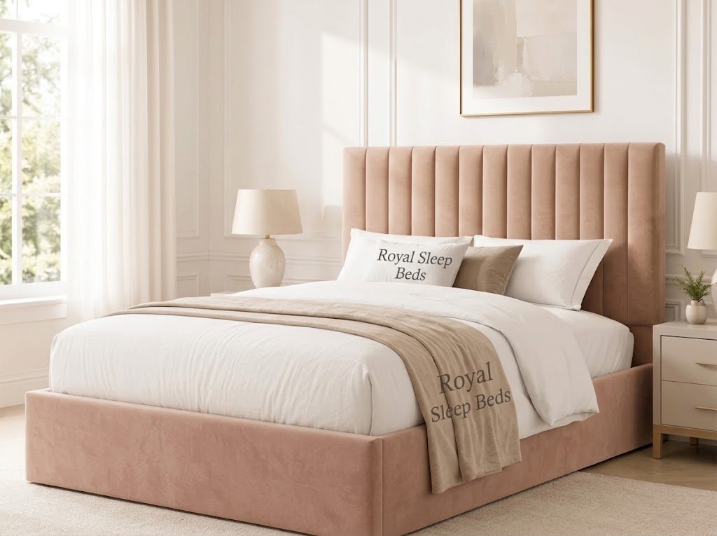 Vida Designs Vellaro Double Ottoman Linen Fabric Bed - Image 14