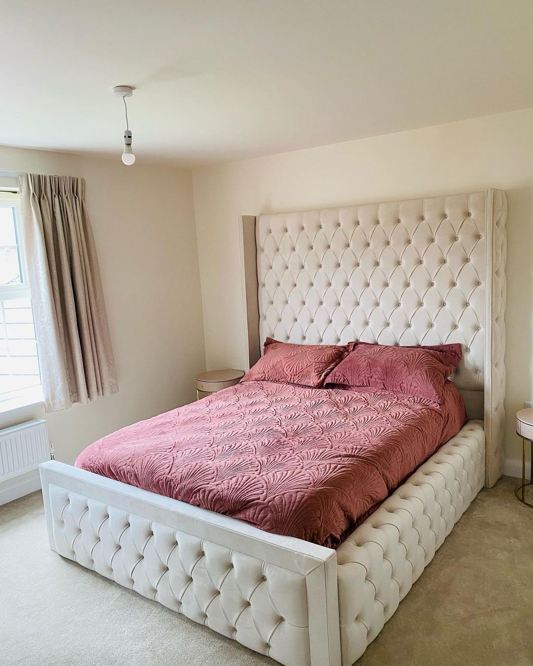 Ambassador Wingback Tall Bed Frame - Image 14
