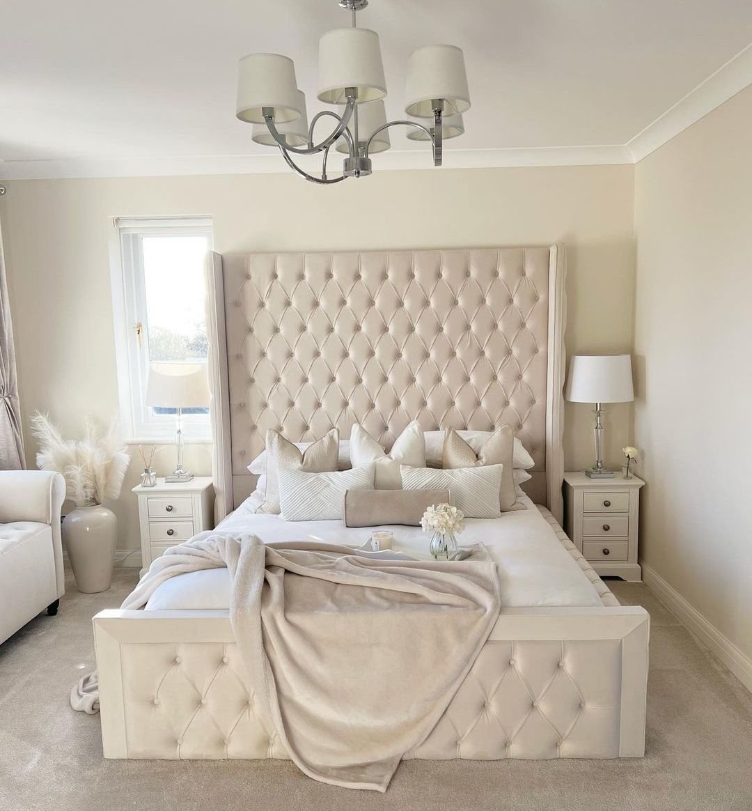 Ambassador Wingback Tall Bed Frame - Image 6