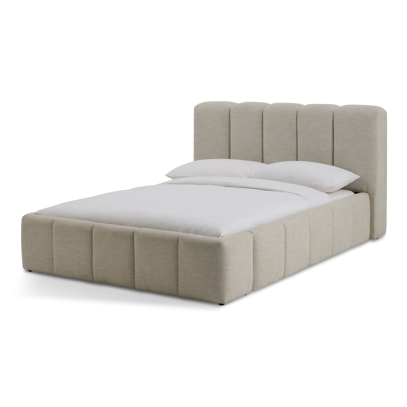Chenille Fabric Cloud Penal Design Bed - Image 3