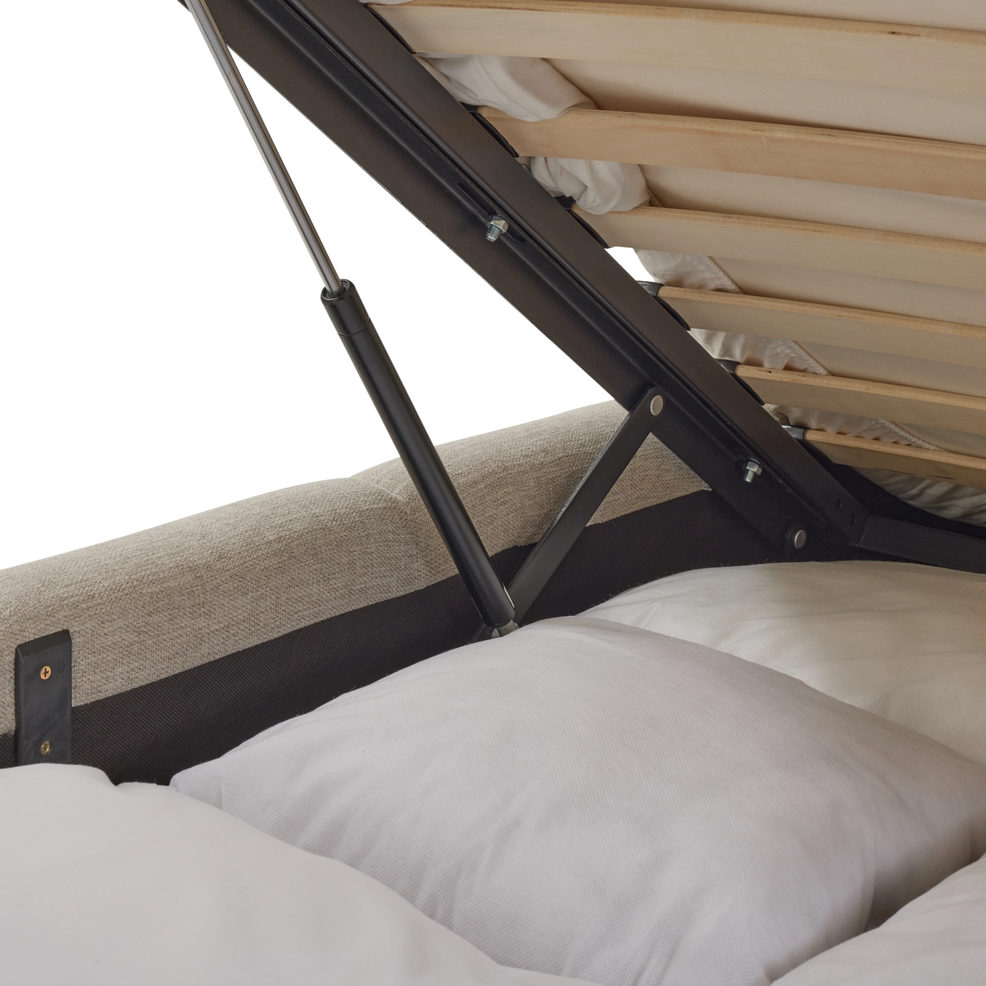 Chenille Fabric Cloud Penal Design Bed - Image 6