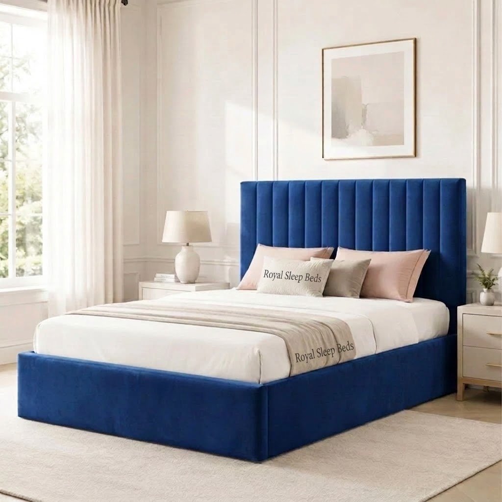 Vida Designs Vellaro Double Ottoman Linen Fabric Bed - Image 16