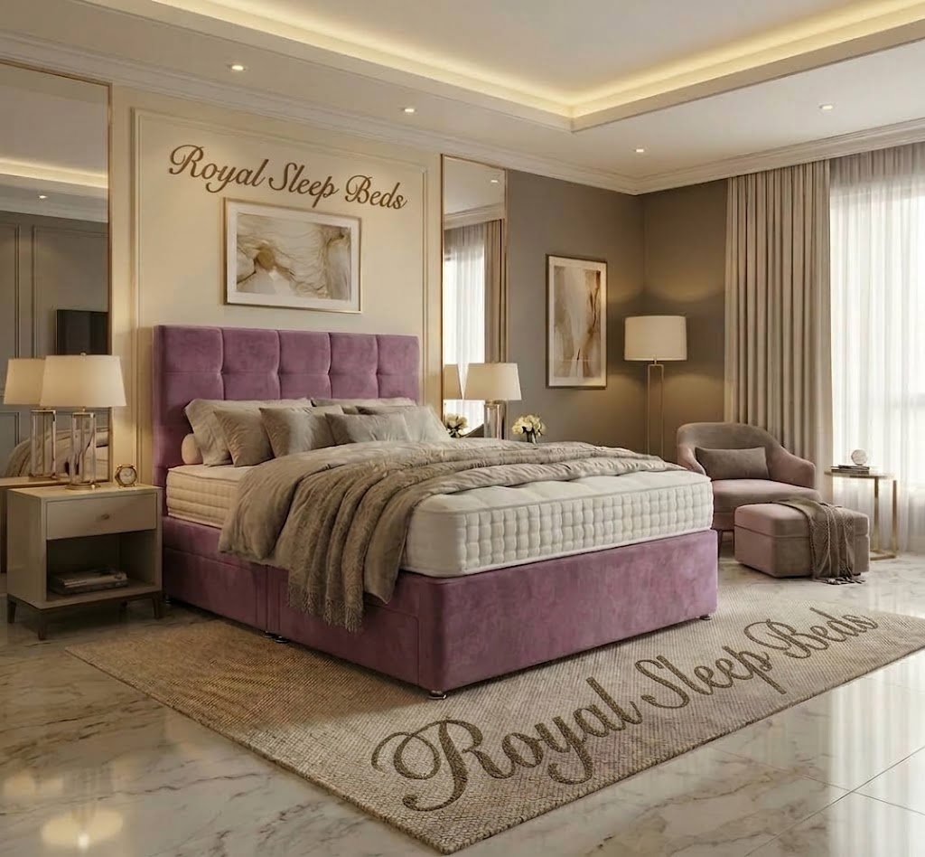 PLUSH DIVAN BED SET WITH LUX MATTRESS AND HEADBOARD