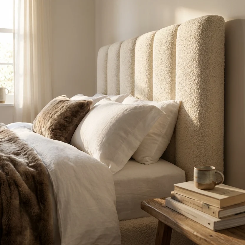 CHESHIRE TEDDY BOUCLE CREAM BED - Image 6
