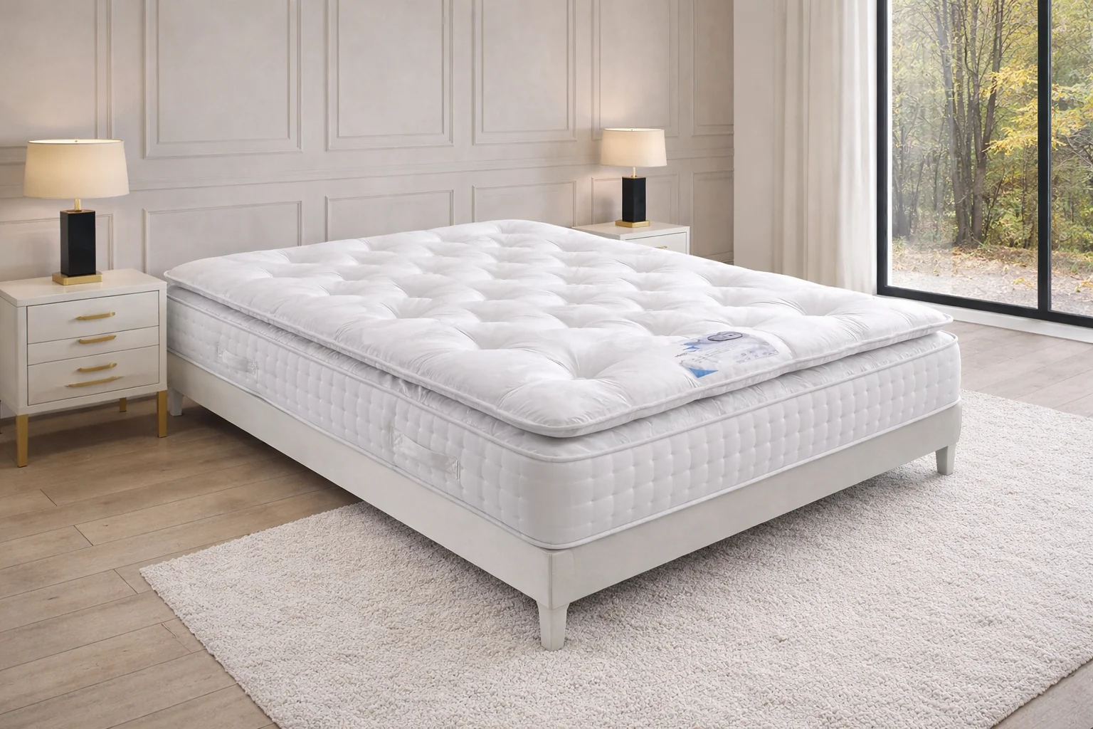 Cloud 2000 Pillow-Top Pocket Memory Sprung Mattress - Firm