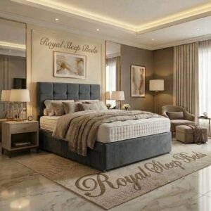 PLUSH DIVAN BED SET WITH LUX MATTRESS AND HEADBOARD