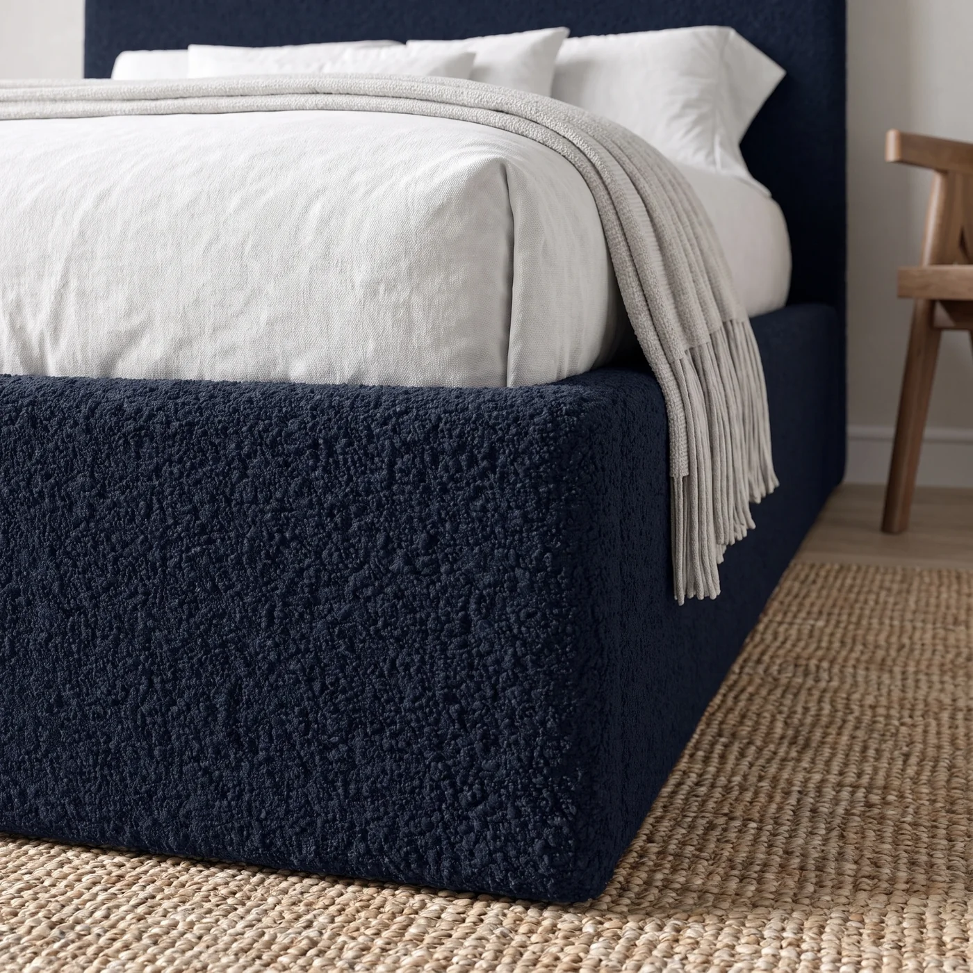 Ameri Boucle Bed Teddy Fabric Bed frame - Image 11