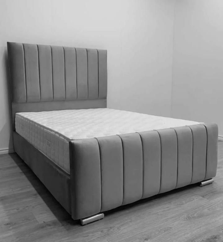 Grey Penal Design Bed